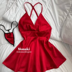 لباس خواب ساتن ال ایکس