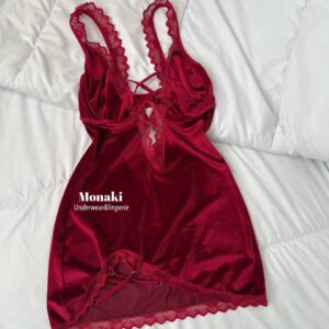 لباس خواب فنردار مخمل