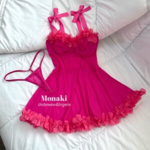 لباس خواب گل برجسته فنردار