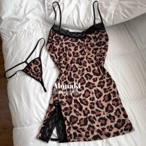 پیراهن پلنگی پلاس سایز