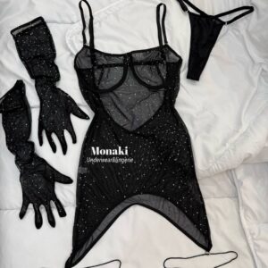 پیراهن بدن نما فنردار