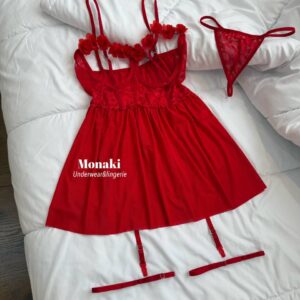 لباس خواب فنردار سینه باز