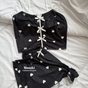 تاپ شورتک قلبی پاپیونی